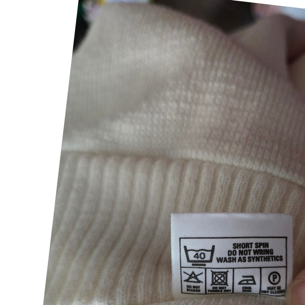 Vintage 90s Nautical Compass Cardigan Coastal Grandpa Yacht Club Oversized UK - Picture 10 of 10